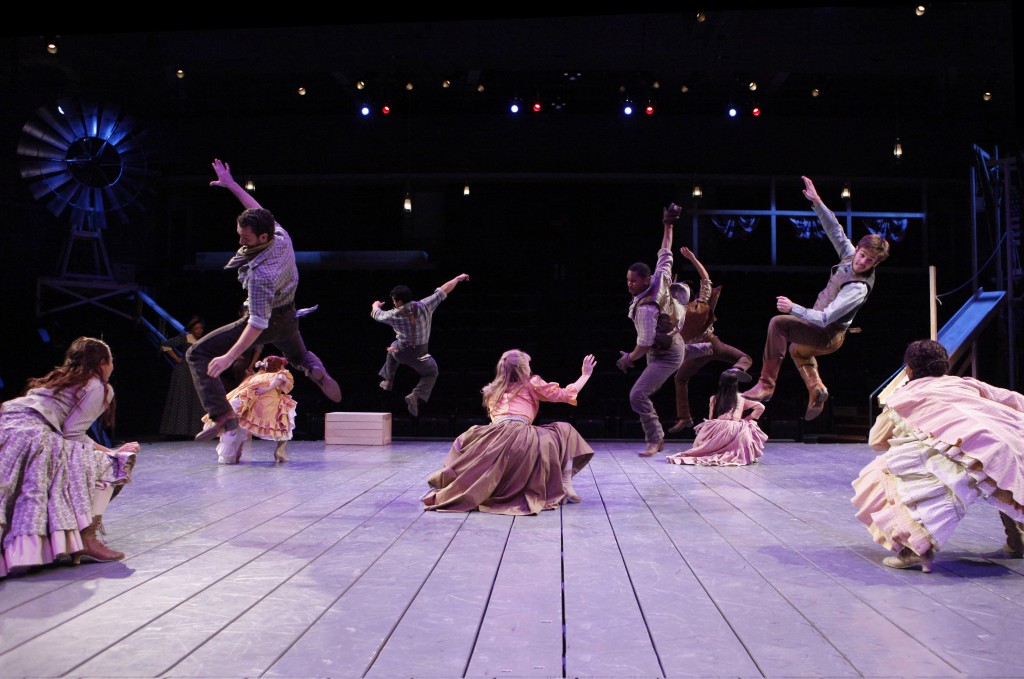 The company of the Arena Stage at the Mead Center for American Theater production of Rodgers and Hammerstein's Oklahoma! Photo by Carol Rosegg