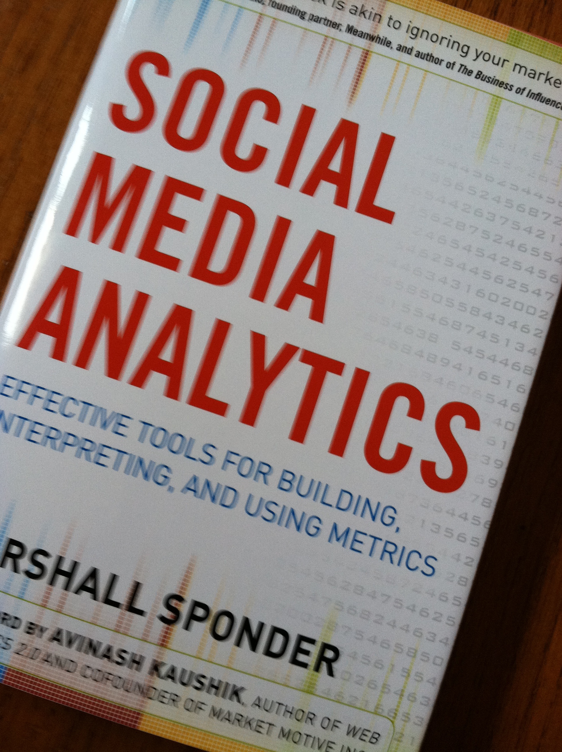 Social Media Analytics by Marshall Sponder