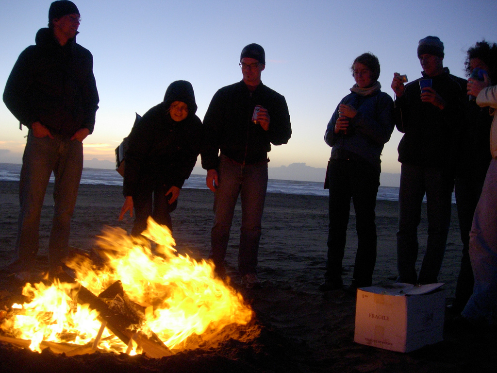 community bonfire