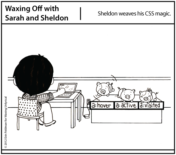 Sheldon weaves his CSS magic.