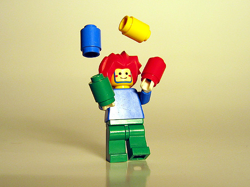 Juggling Lego