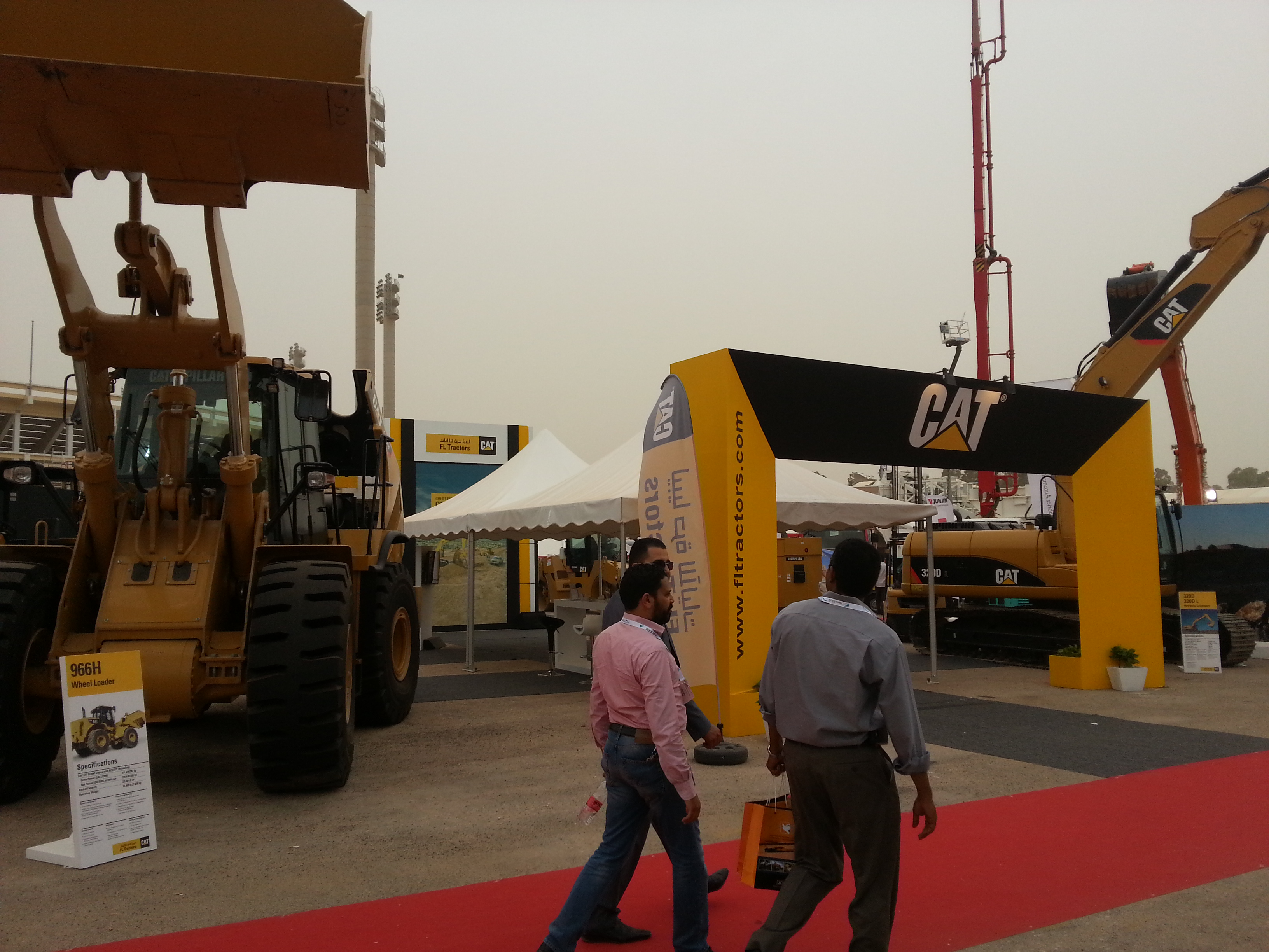 Caterpillar was one of very few US companies present at Libya Build 2013.