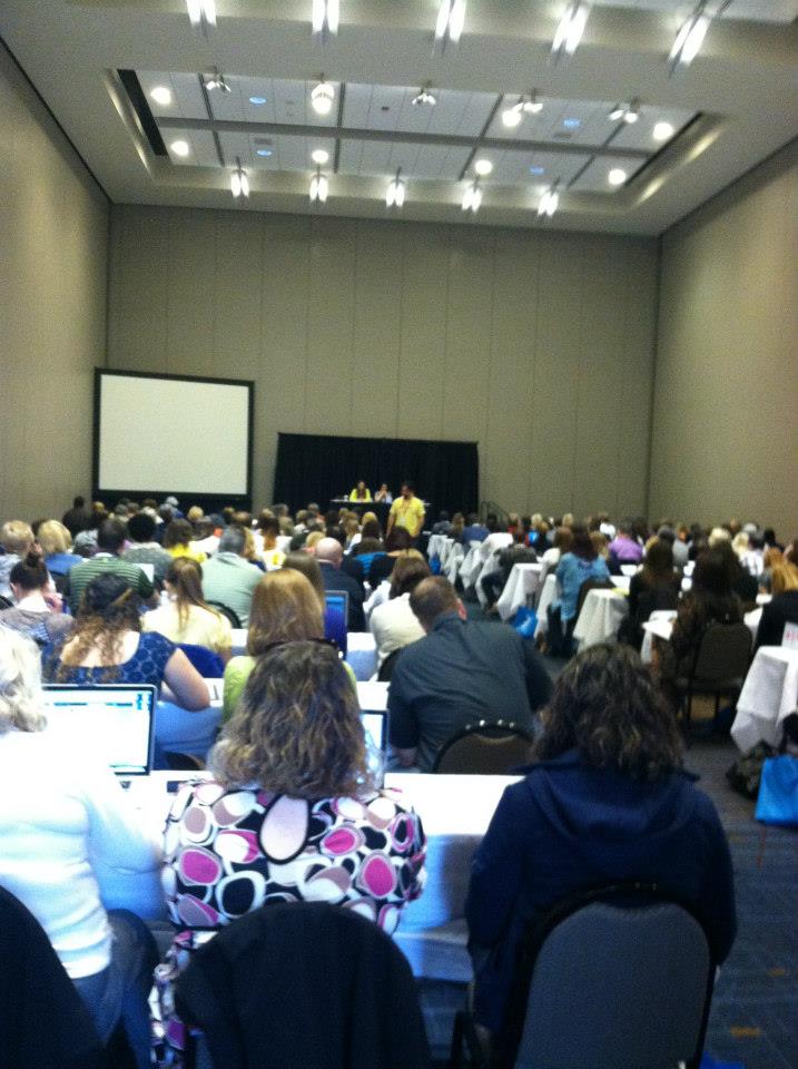 A packed room at the breakouts at Social Slam 2013