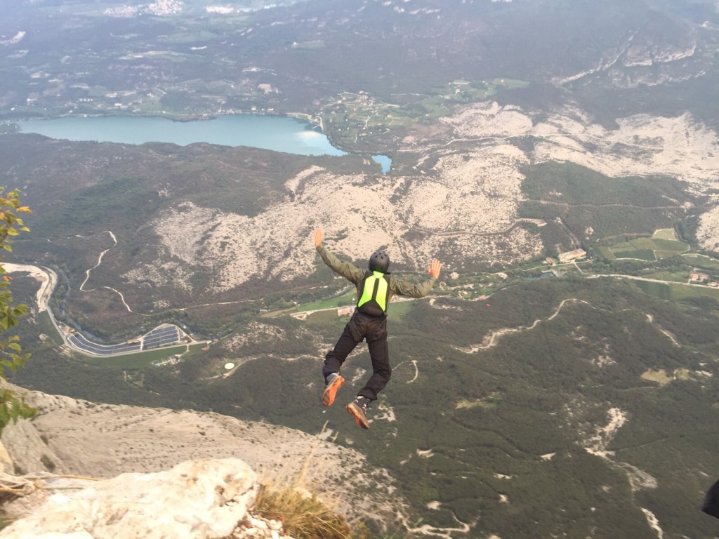 Mehtab base jumping in Croatia