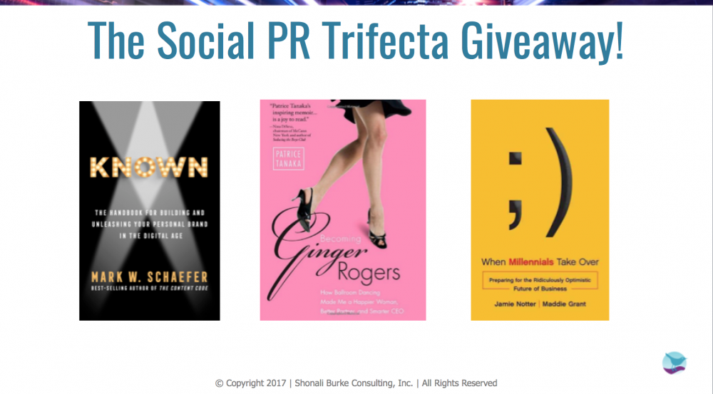 Social PR Trifecta Giveaway