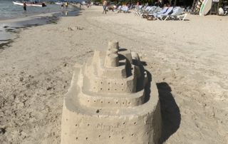 sandcastle in Negril
