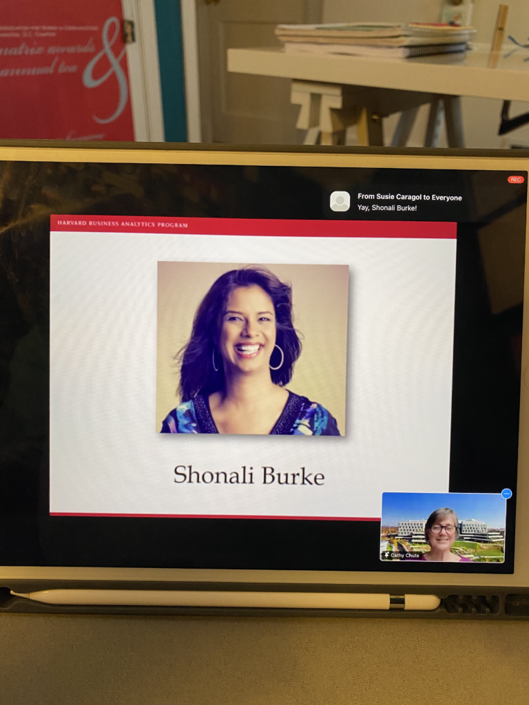 Shonali Burke's virtual graduation from HBAP
