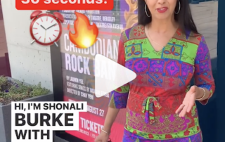 Instagram reel of Shonali Burke describing Arena Stage's season