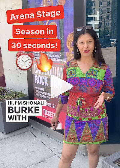 Instagram reel of Shonali Burke describing Arena Stage's season